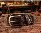 Handcrafted Top-Grain Cowhide Waist Belt