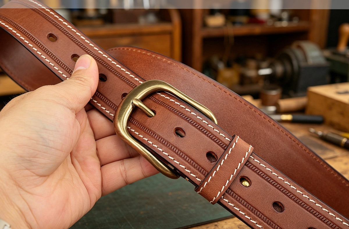 Handcrafted Top-Grain Cowhide Waist Belt