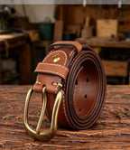 Handcrafted Top-Grain Cowhide Waist Belt