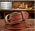 Handcrafted Top-Grain Cowhide Waist Belt